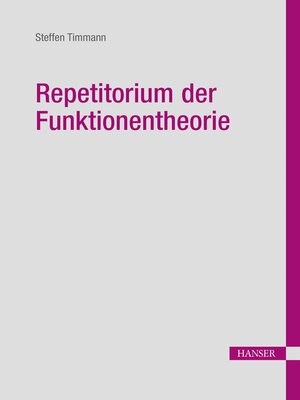 cover image of Repetitorium der Funktionentheorie